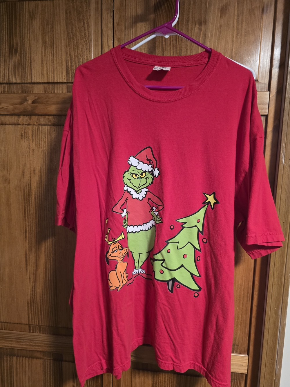 Comfort Colors Red Grinch Graphic Short Sleeve Tee